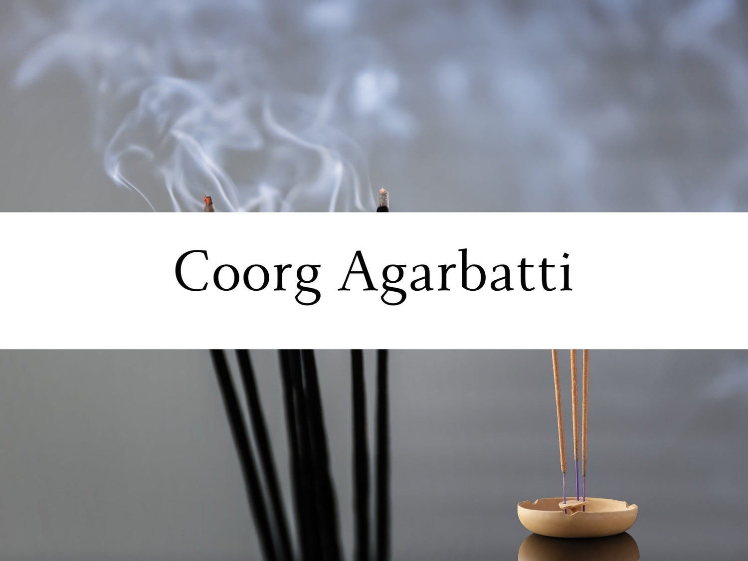 Incense sticks labeled "Coorg Special Agarbatti" with the words "coorg agaratti" displayed prominently on the packaging.