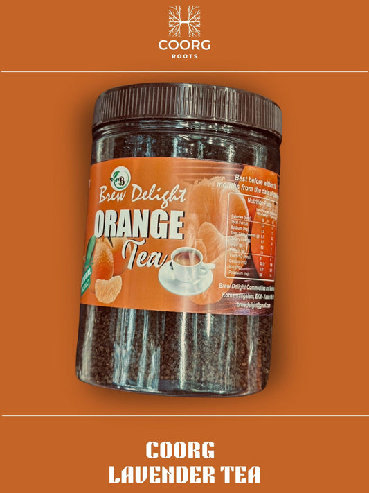 Orange Tea Powder bottle 