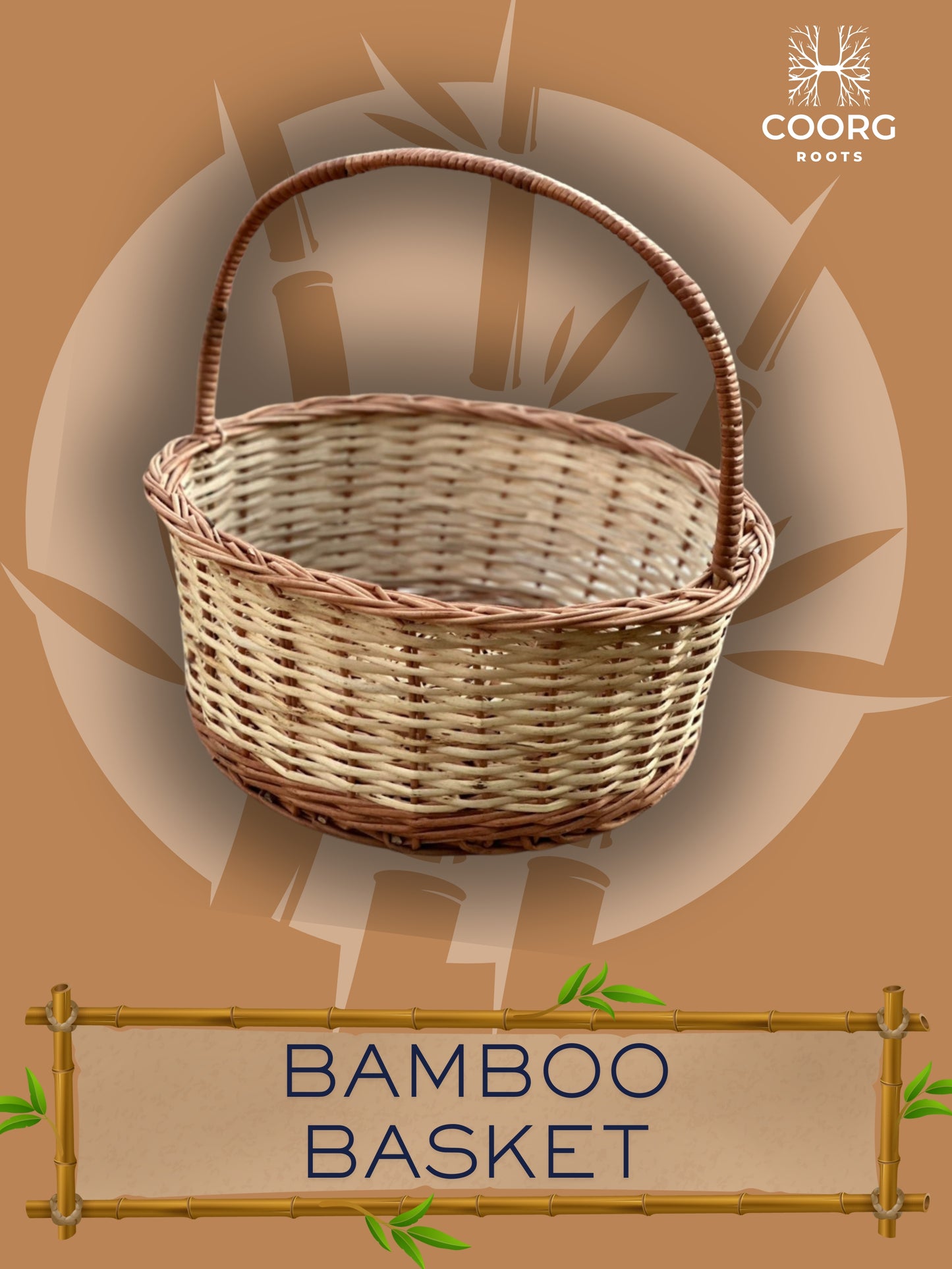 Bamboo Picnic Basket