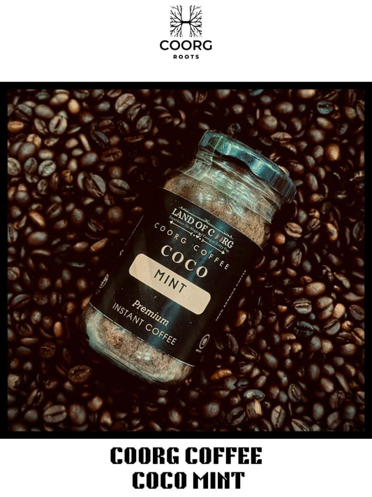 Coco Mint Coorg Coffee powder bottle from coorg roots website