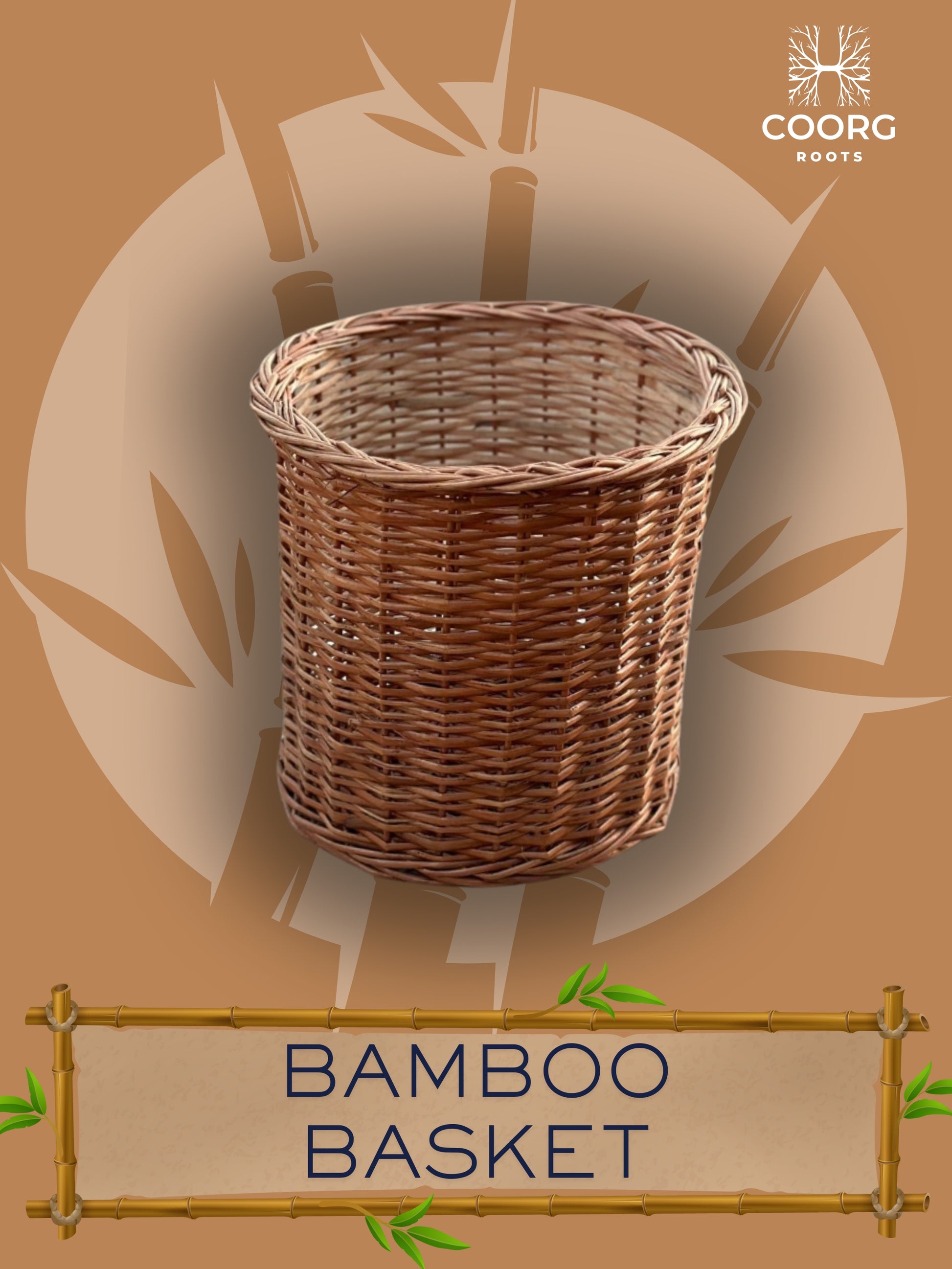 Eco-Friendly Bamboo Laundry Basket – Durable & Lightweight