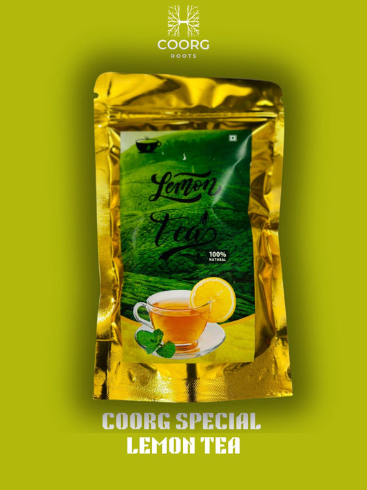 Lemon Tea Powder packet from coorg plantation